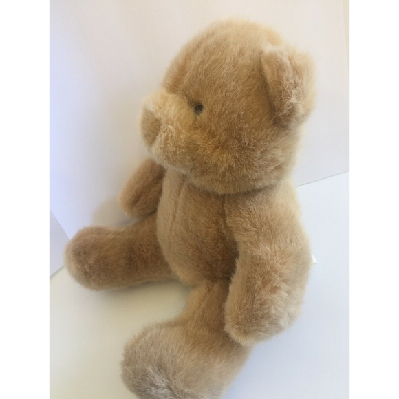 BAB Light Brown Basic Bear Talking Says 6 Phrases Stuffed Animal Plush 12” Soft - Picture 2 of 12